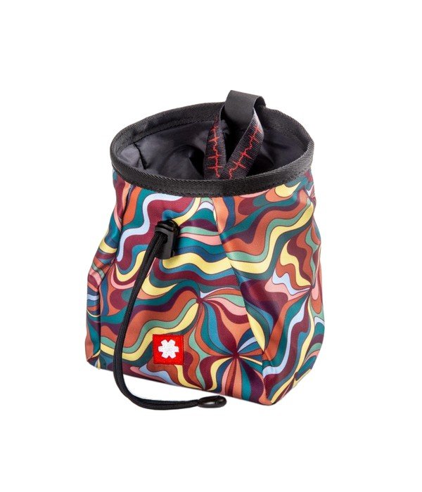 Ocún pytel na magnezium Lucky + Belt, hnědá/mix barev